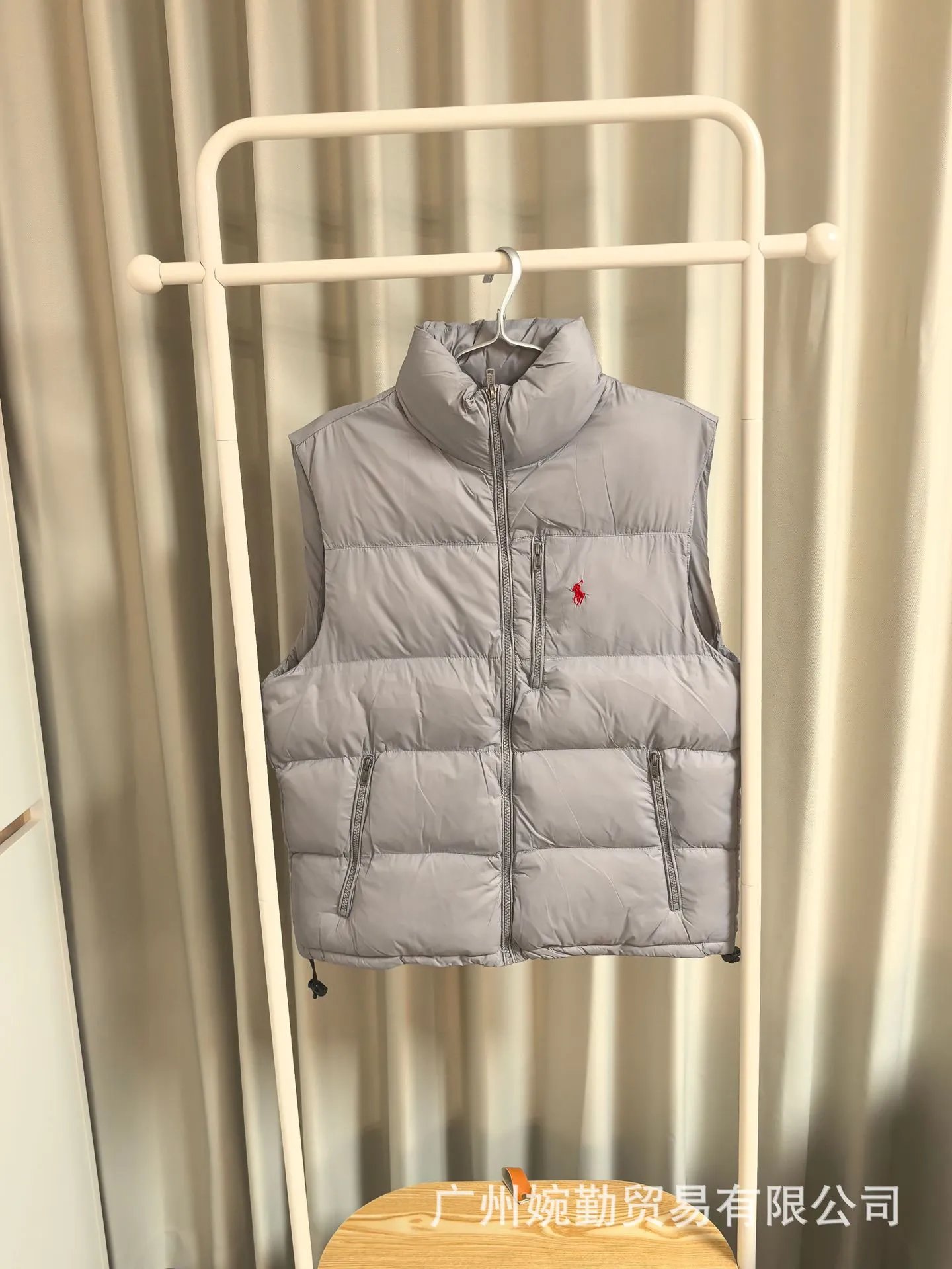 Autumn Winter Stand Collar Warm Cotton Vest photo 3