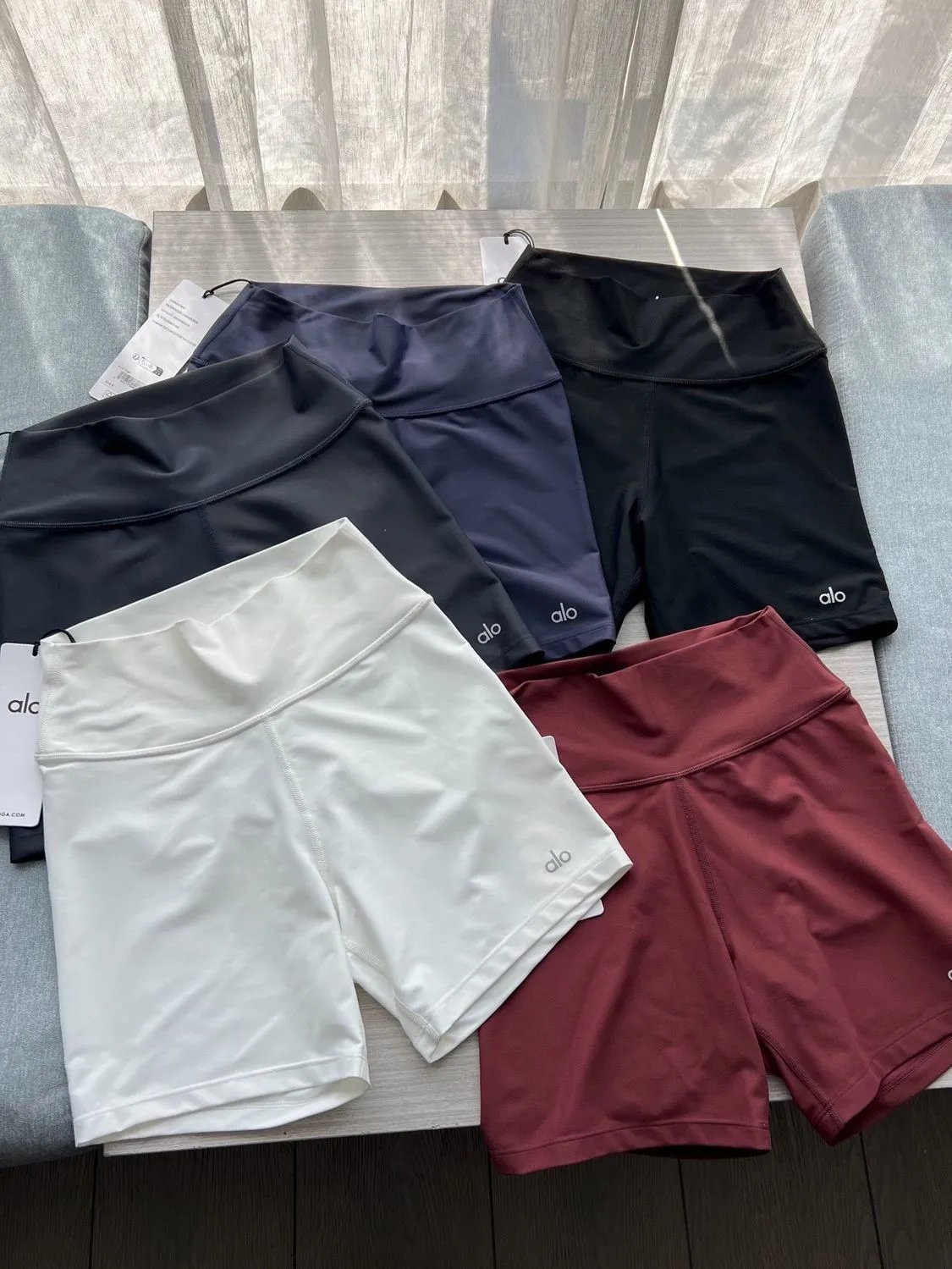 Alo Gunmetal Gray Shorts - 16