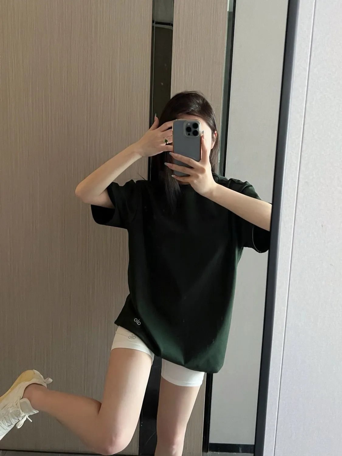 Alo Gunmetal Gray Shorts - 19