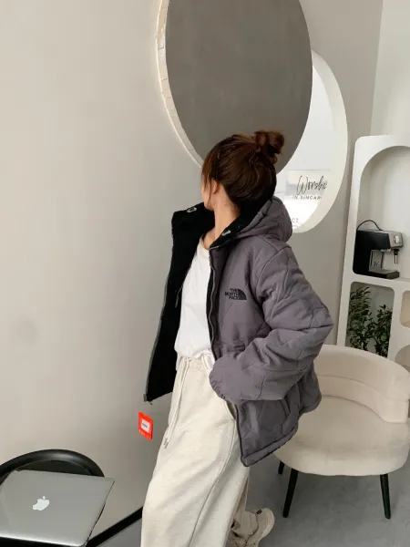 The North Face Denali 2 Fleece Hoodie Off-White Cream Outerwear - 14