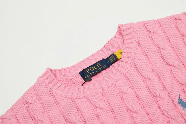 Polo Ralph Lauren Knitwear Cable-Knit Short-Sleeve Crewneck product detail image 4