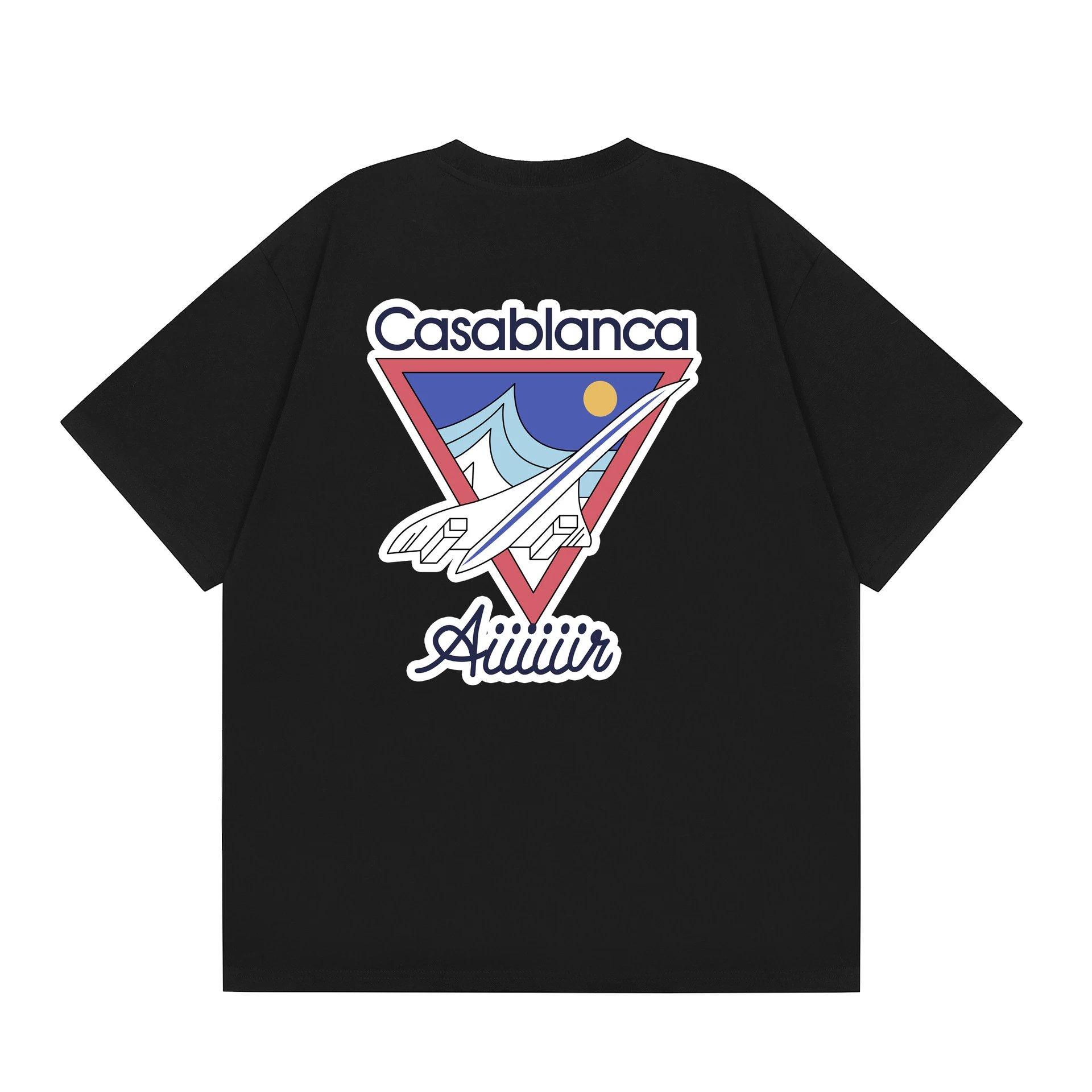 Casablanca Tennis Club White Graphic Print T-Shirt