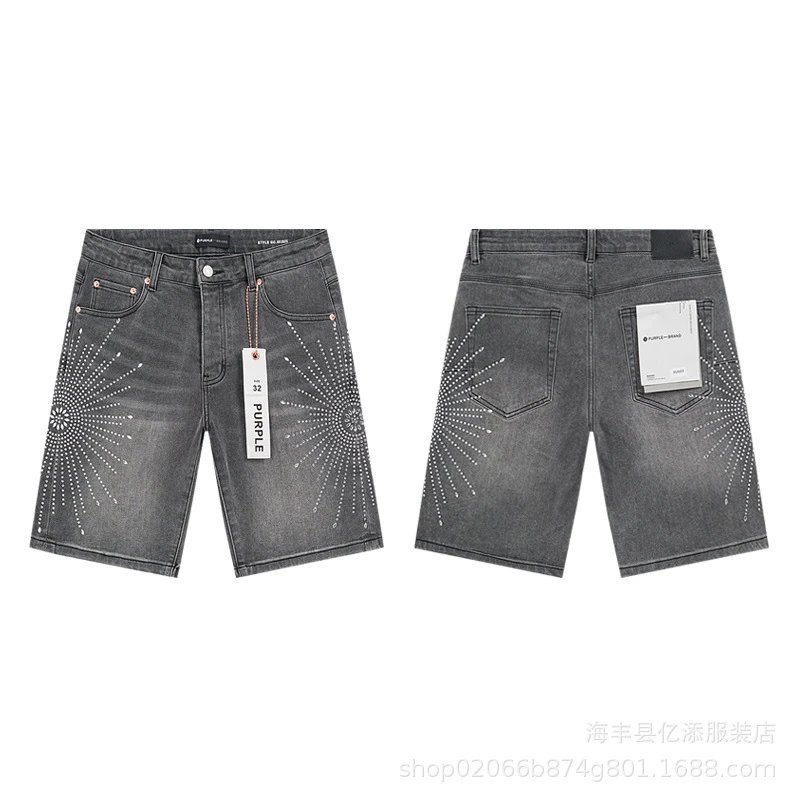 Denim Shorts Assorted Colors Distressed Washed Style
