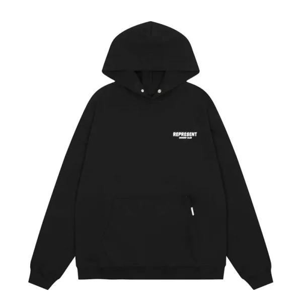 Represent Owners' Club Oversized Hoodie Army Green - 9