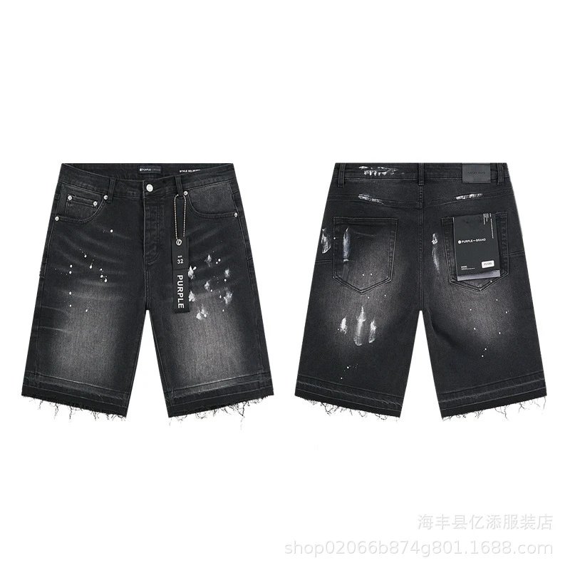 Denim Shorts Assorted Colors Distressed Washed Style