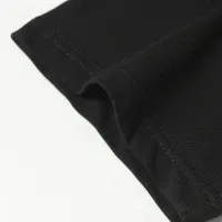 Design Minimalist Chain Detail Black T-Shirt - 12