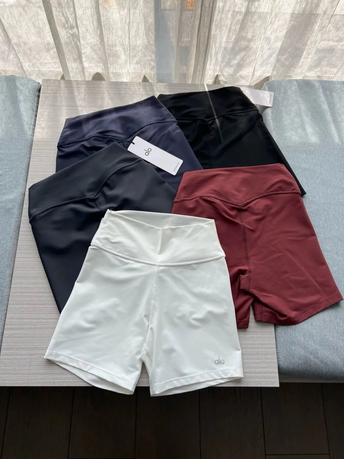 Alo Gunmetal Gray Shorts - 12