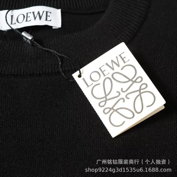 Loewe Anagram Embroidered Sweater Beige - 10