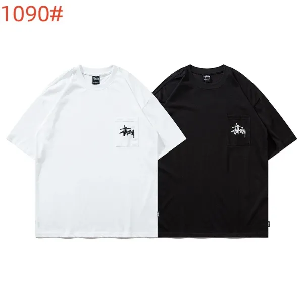 Stüssy Classic Logo Black T-Shirt - 8