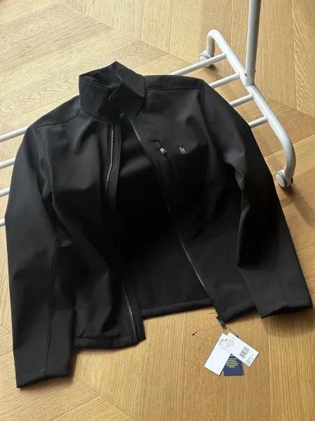 Polo Ralph Lauren Softshell Jacket Black Outerwear - 7