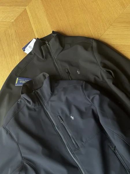 Polo Ralph Lauren Softshell Jacket Black Outerwear - 10
