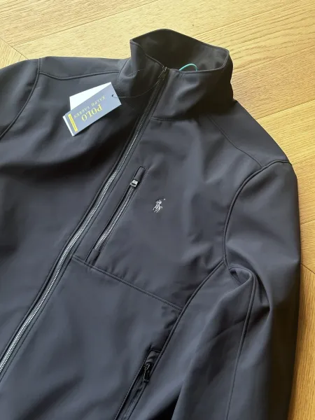 Polo Ralph Lauren Softshell Jacket Black Outerwear - 13