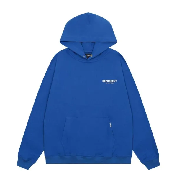 Represent Owners' Club Oversized Hoodie Army Green - 5