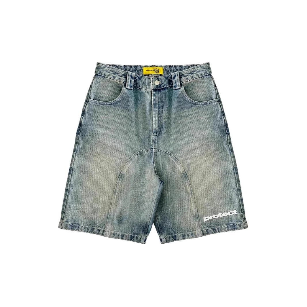 Denim Capri Shorts