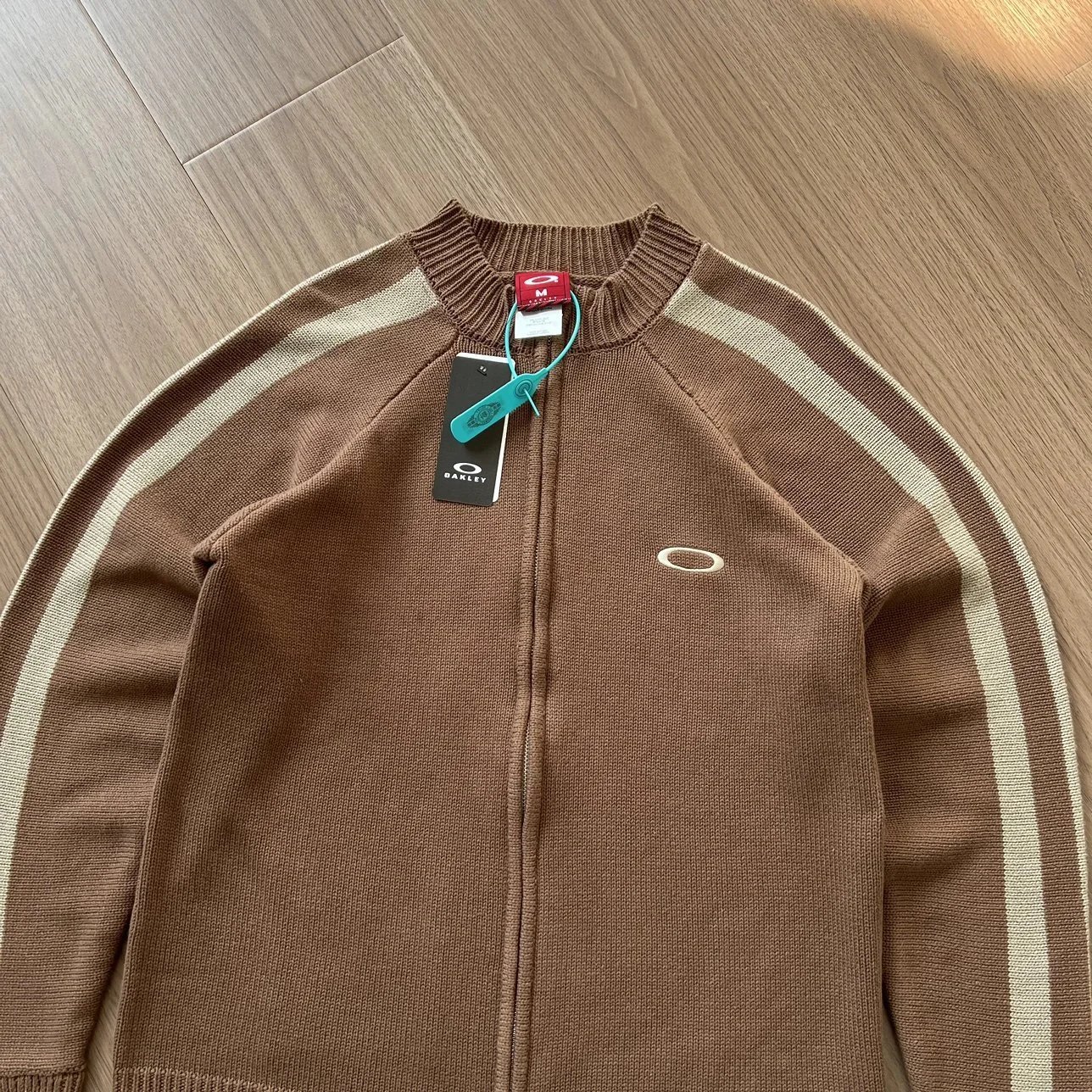 Color Block Zip Cardigan Sweater photo 7