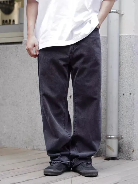 Carhartt Work In Progress Relaxed Fit Washed Denim Jeans - 4