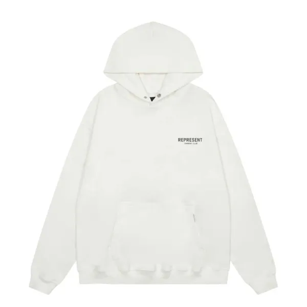 Represent Owners' Club Oversized Hoodie Army Green - 11