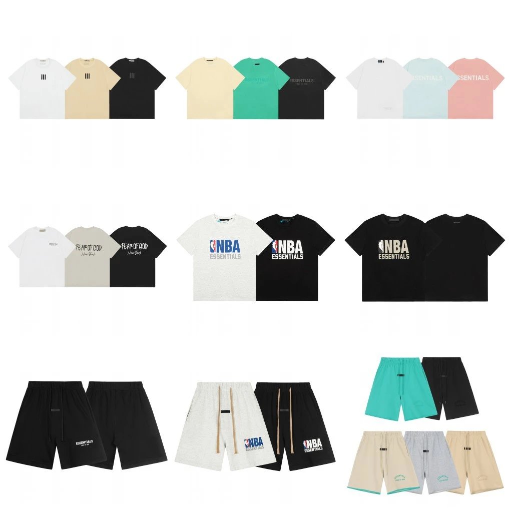 ESSENTIALS Fear of God Black Relaxed Fit Pull-On Shorts, Unisex Streetwear 1