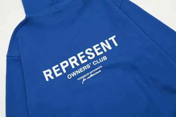 Represent Owners' Club Oversized Hoodie Army Green - 15