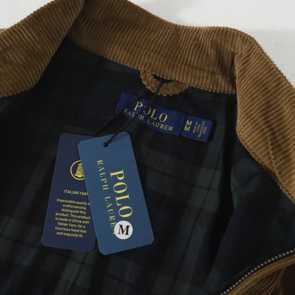 Polo Ralph Lauren Corduroy Harrington Jacket Navy - 12