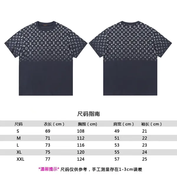 Louis Vuitton Monogram Gradient T-Shirt Navy - 1