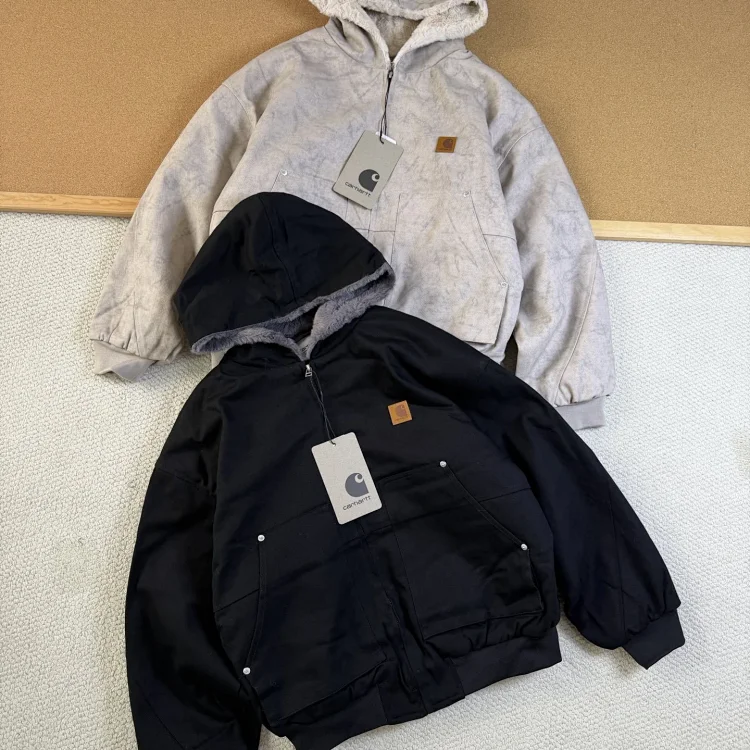 Hooded cotton jacket autumn and winter imitation mink fur marble thickened mountain carving jacket(pic1) Hooded cotton jacket autumn and winter imitation mink fur marble thickened mountain carving jacket