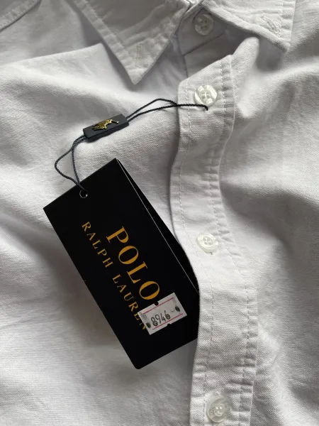 Polo Ralph Lauren Classic Fit Button-Down Shirt Navy - 5
