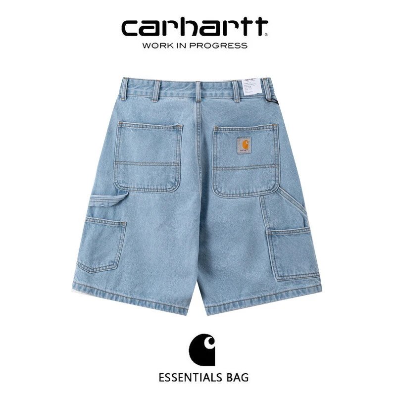 Carhartt Work In Progress Denim Shorts Light Blue Medium Blue Dark Blue Black Classic Fit