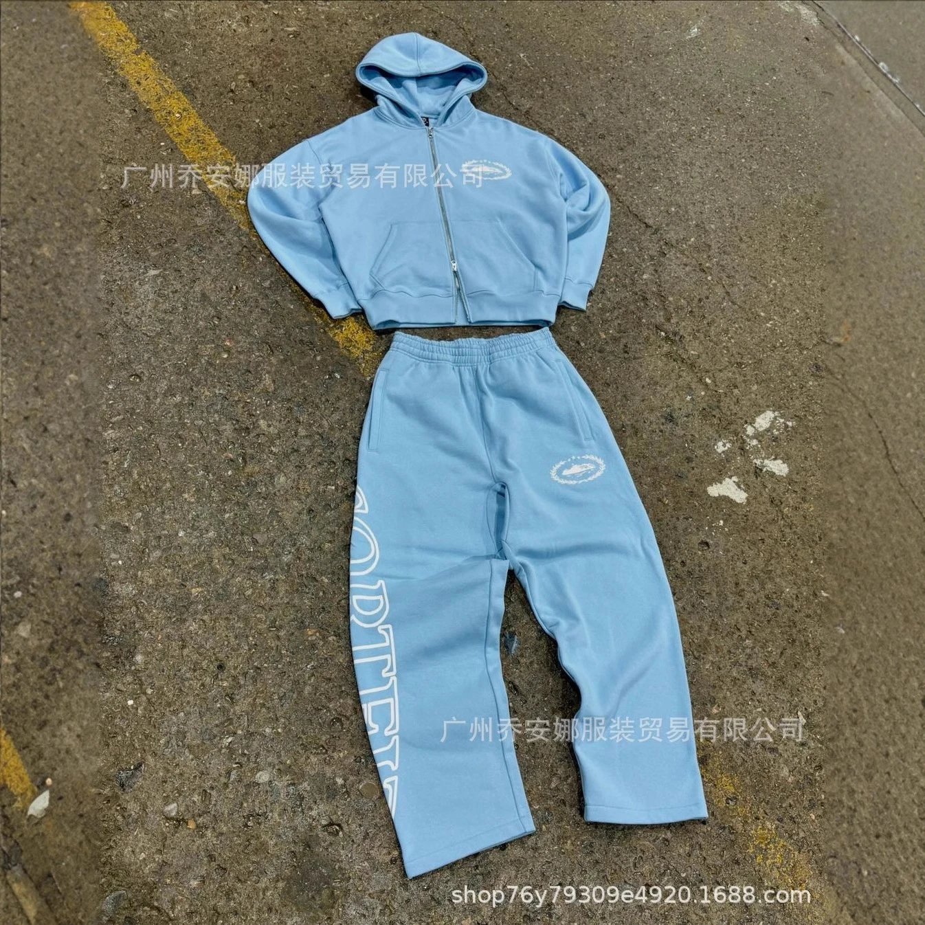 Corteiz Tracksuits Zip Hoodie and Joggers Set image 3
