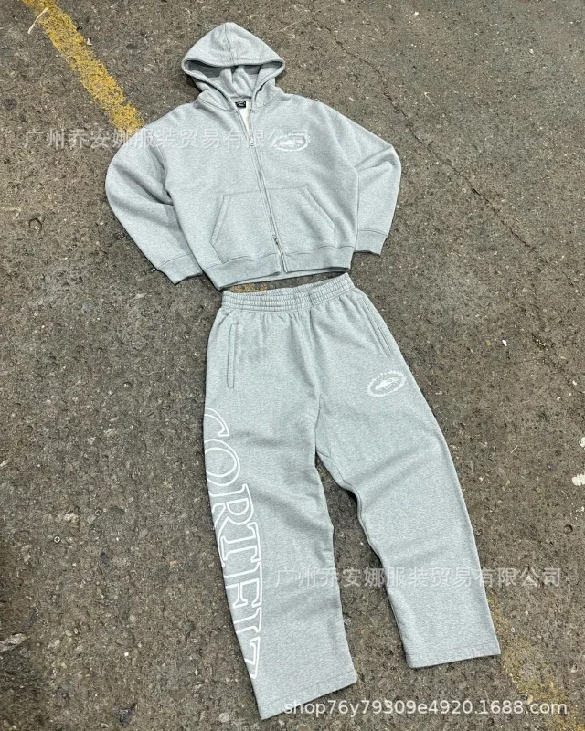 Corteiz Tracksuits Zip Hoodie and Joggers Set product detail image 4