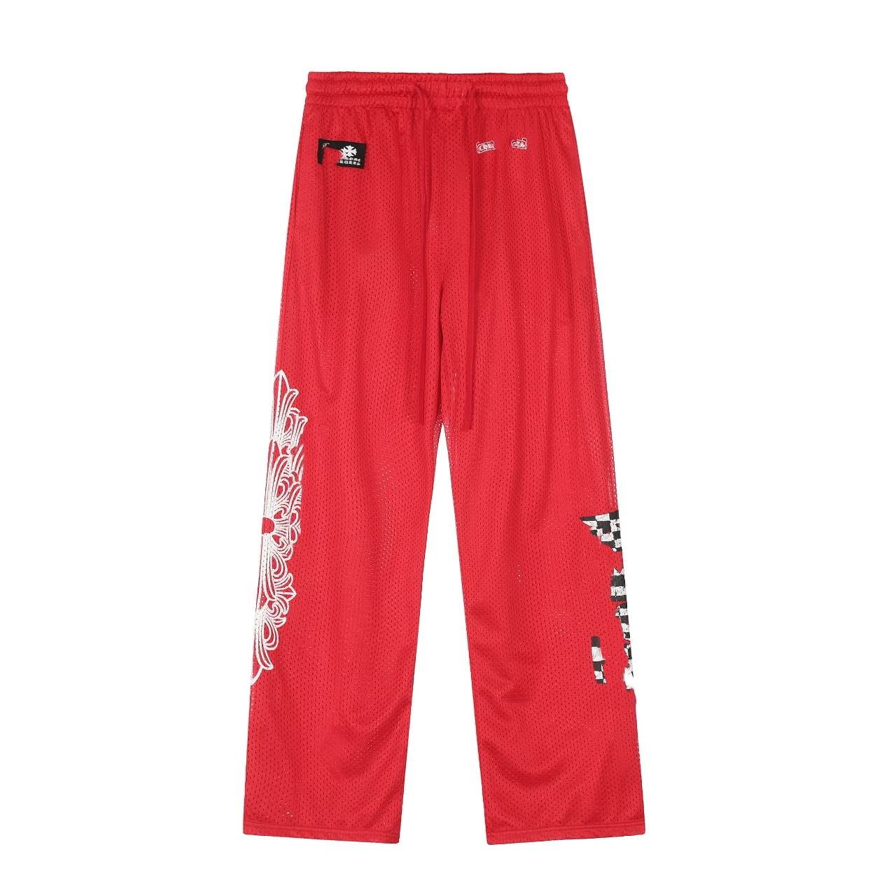 Unbranded Jeans Straight-leg with cross appliqué patches image 8