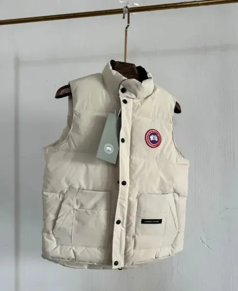 Canada Goose Freestyle Vest Beige Down Vest - 1