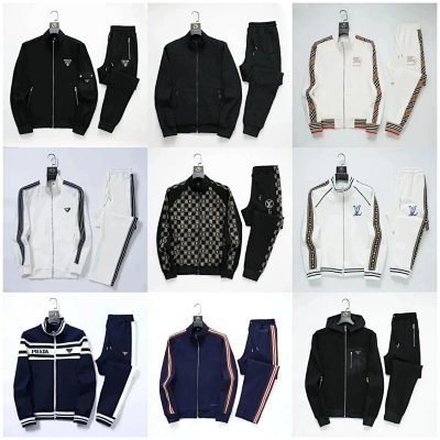 Prada, Louis Vuitton, Burberry Track Suit Sets [40 styles]