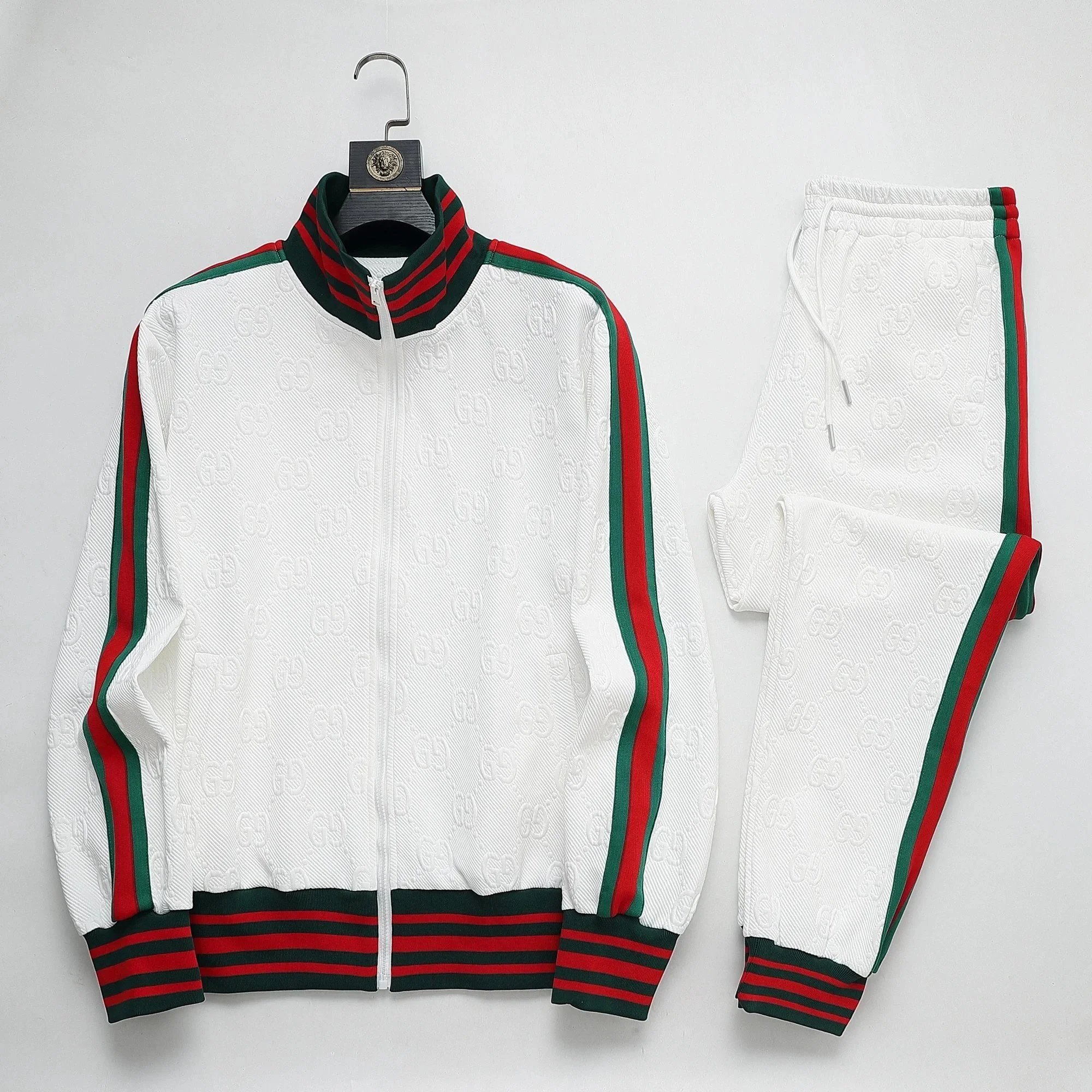 Prada Re-Nylon Hoodie and Sweatpants Set Black Tracksuit - 11