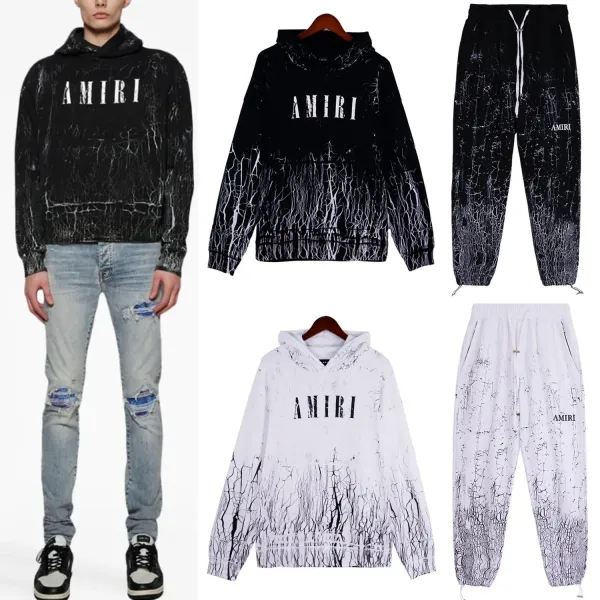 Amiri Wide-Leg Sweatpants Black - 10