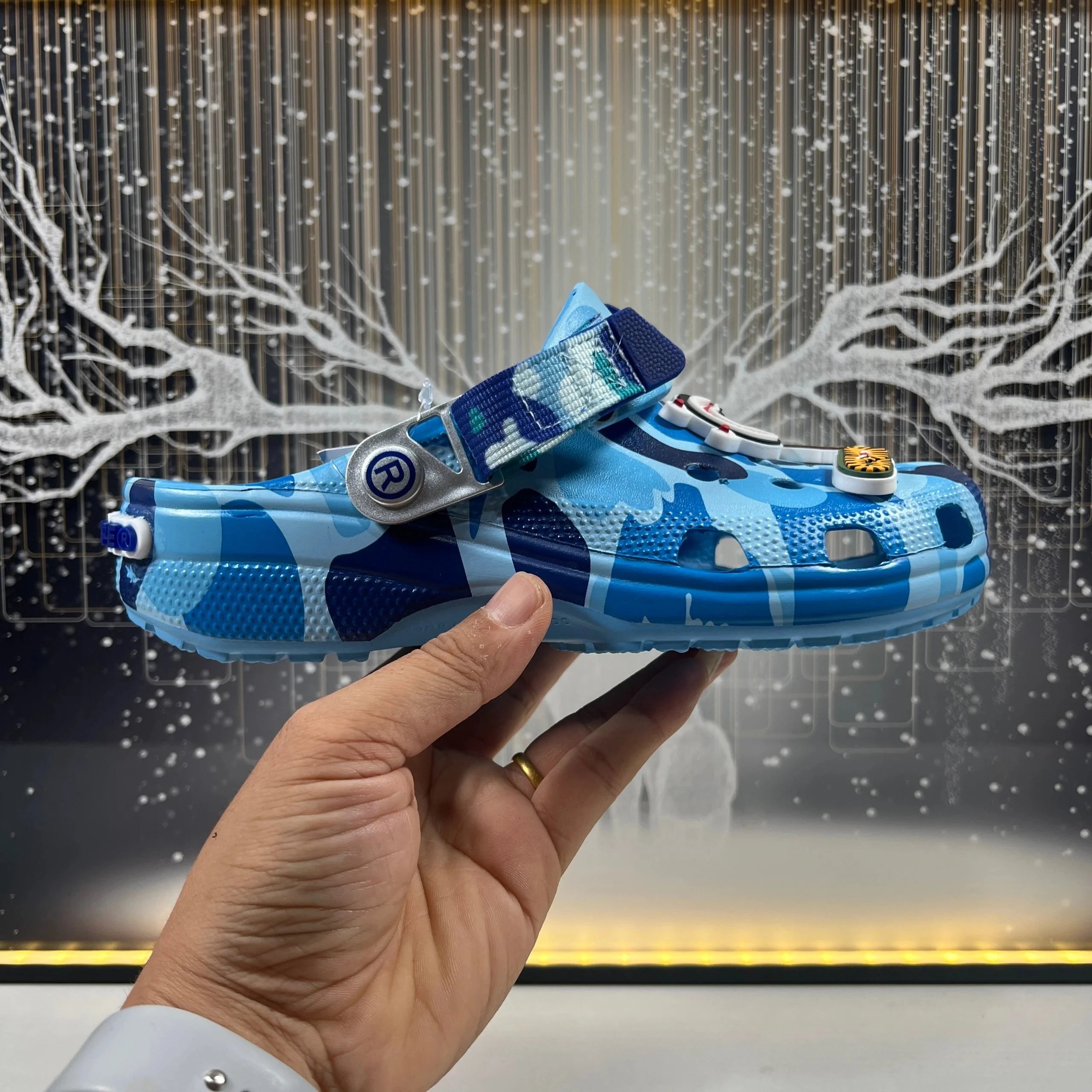 Blue camouflage