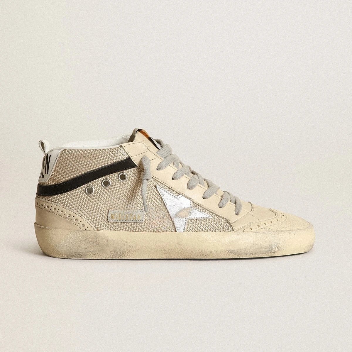 Golden Goose Ball Star White Sketch-Style Sneakers - 4