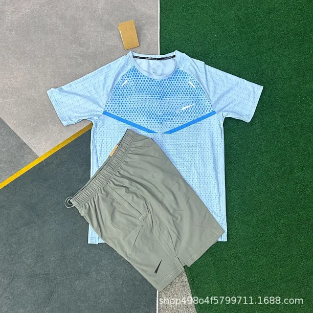 Nike Matching Sets Short-Sleeve Running T-Shirt and Shorts Set product detail image 16