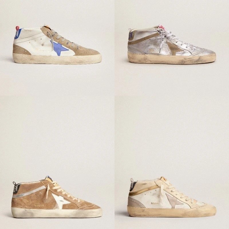 Golden Goose Ball Star White Sketch-Style Sneakers - 3