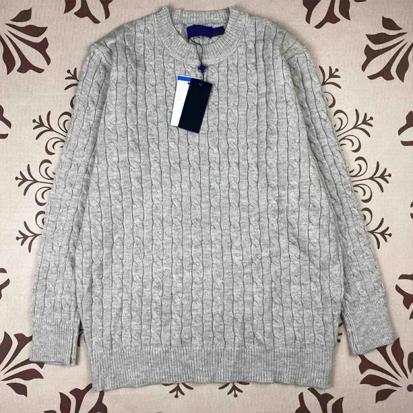 Design Cable Knit Red Sweater - 11