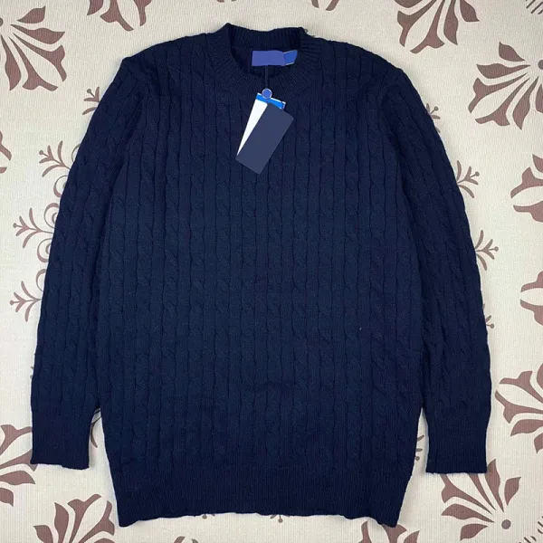 Design Cable Knit Red Sweater - 15