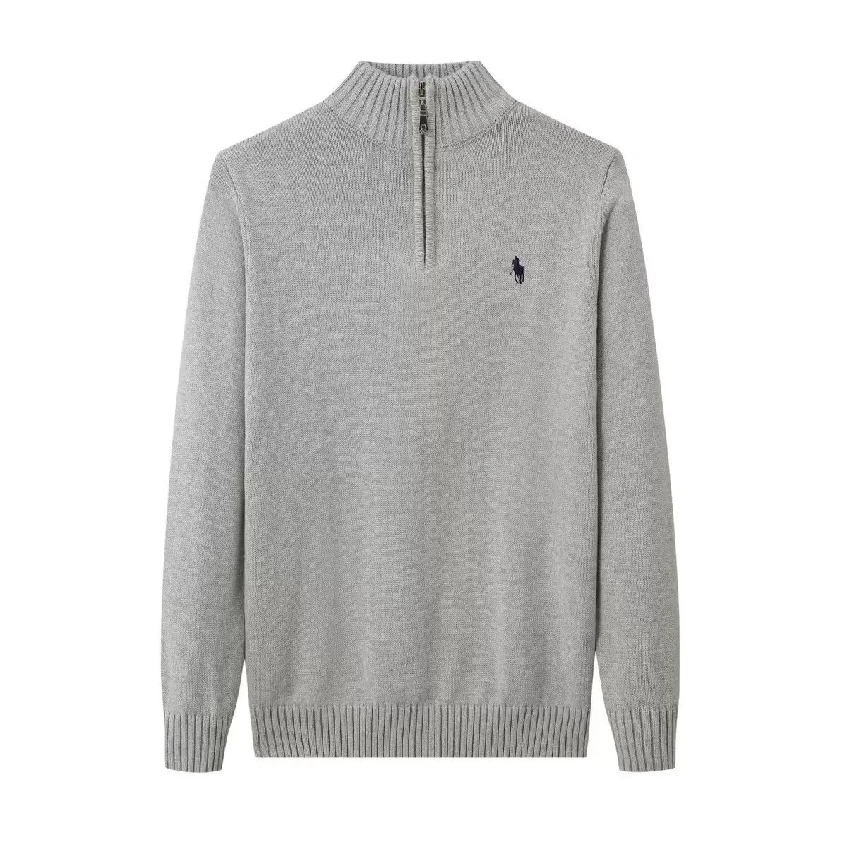 Ralph Lauren Logo Zip Knit Sweater