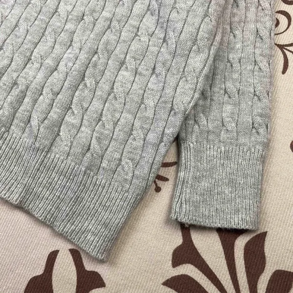 Design Cable Knit Red Sweater - 14