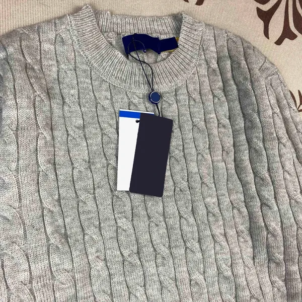 Design Cable Knit Red Sweater - 13