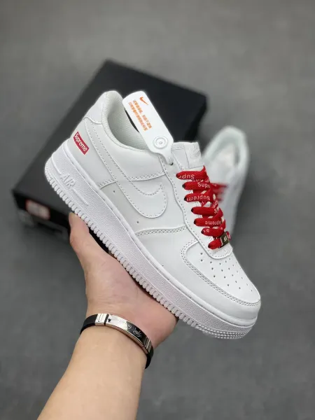 Nike Air Force 1 Low 'Cactus Jack' White Lime Teal Sneakers - 5