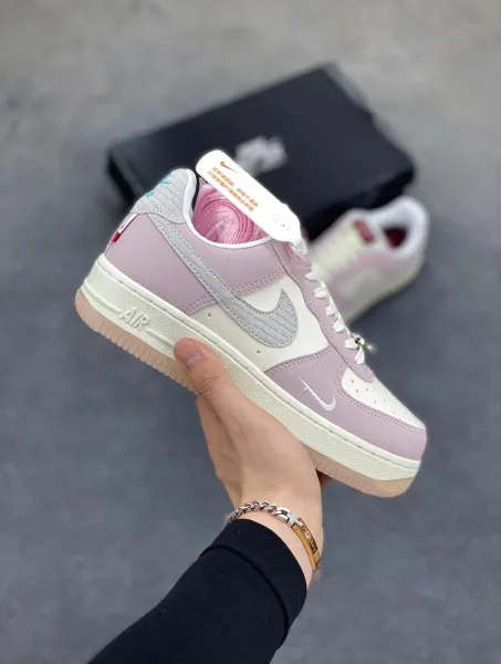 Nike Air Force 1 Low 'Cactus Jack' White Lime Teal Sneakers - 10