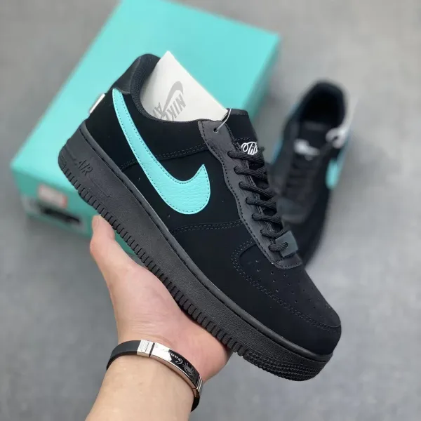 Nike Air Force 1 Low 'Cactus Jack' White Lime Teal Sneakers - 31