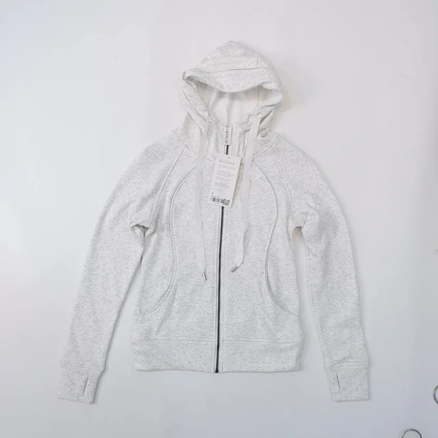 Unbranded Hoodies & Sweatshirts Zip-Up Hooded Sweatshirt with Curved Pockets product detail image 15