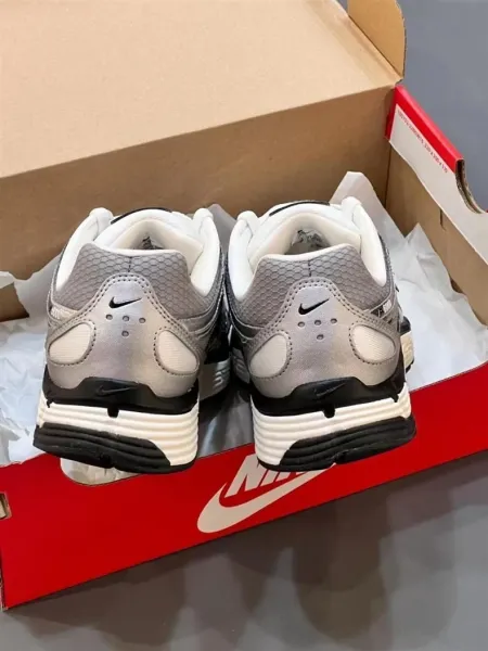 Nike P-6000 White Olive Green Running Shoes - 14