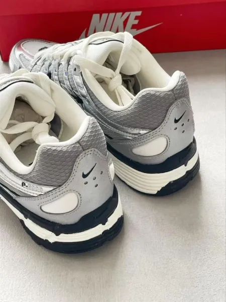 Nike P-6000 White Olive Green Running Shoes - 10